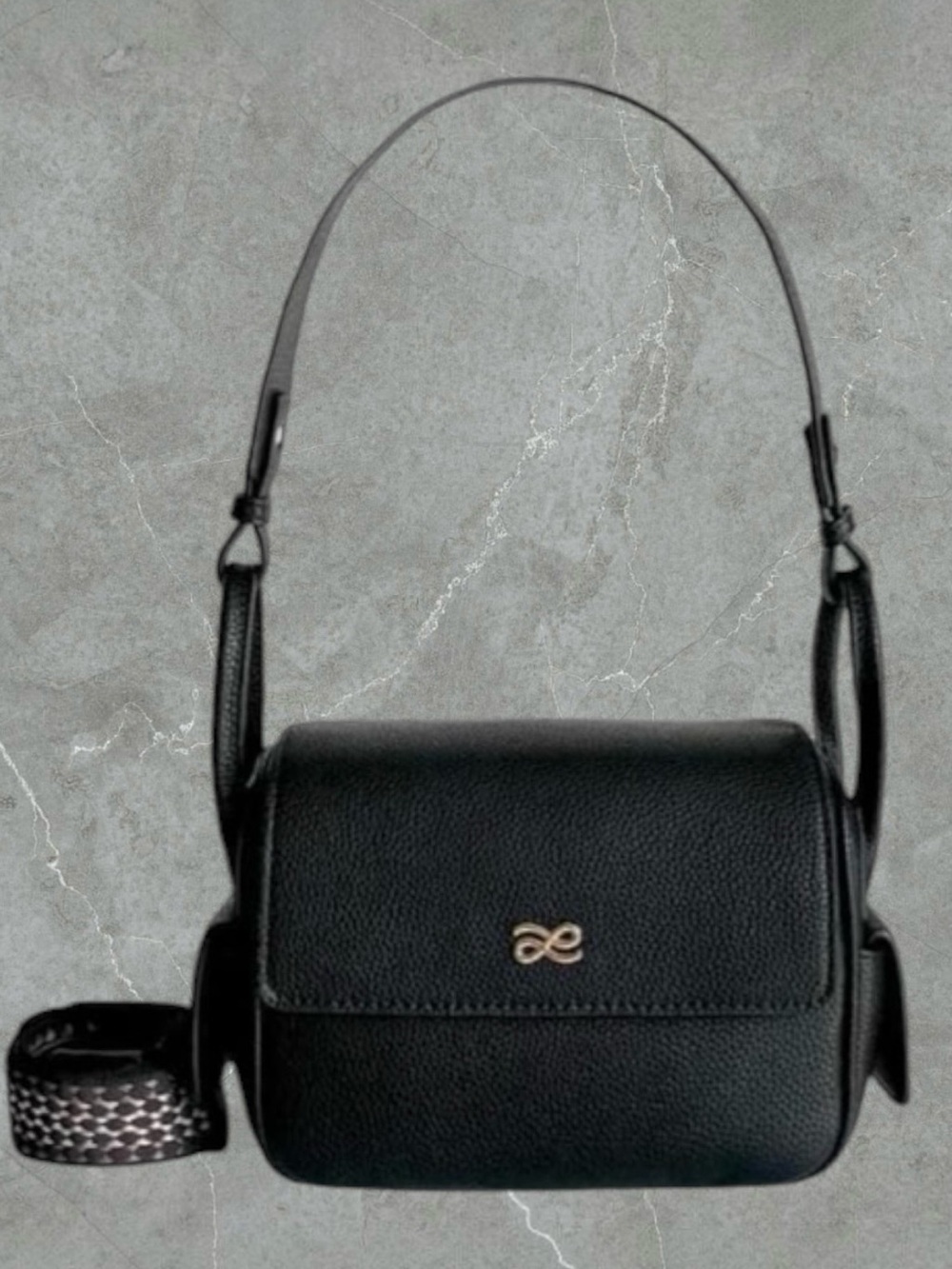 House of Little Bunny Treasure 24cm Black Bag